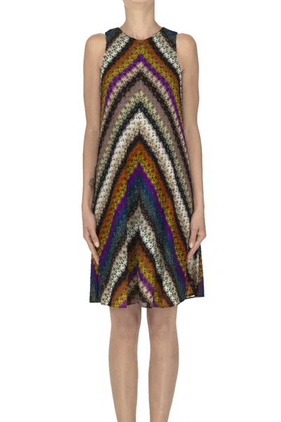 Missoni Jacquard Knit Dress In Multi