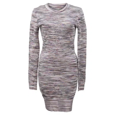 Missoni Jacquard Knit Mini Dress In Multicolor Viscose