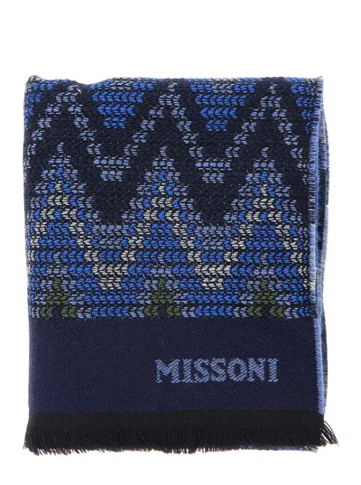 Missoni Jacquard Wool Scarf In Multi