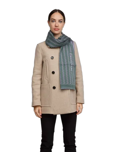 Missoni Jacquard Wool Scarf In Multi