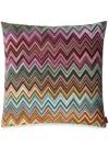Missoni Jarris Cotton Cushion (40cm X 40cm) In Pink