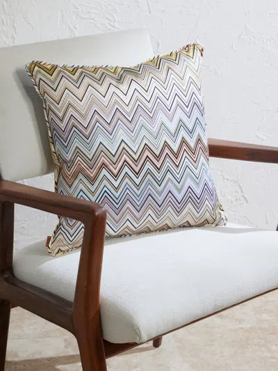 Missoni Jarris Striped Cotton Cushion In Multi
