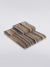 Missoni Home 2-piece Jazz Bath Towel Set In Striped Cotton Terry