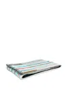 Missoni Jazz Stripe-pattern Towel In Blau