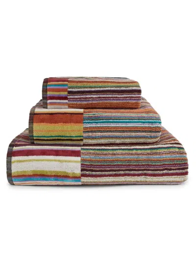 Missoni Jazz Towel Collection In Arancio Multicolor