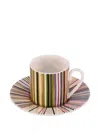 Missoni Jenkins Coffee Cup & Saucer (set Of Six) In Multi