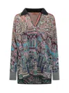 Missoni Seraphim Pull Over Multicolor Blue And Red Tones In Multicolor