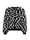 Missoni Zip-fastening Knitted Cardigan In Black
