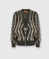 Missoni Wave Pattern Cardigan Sweaters And Cardigans Multicolor In Brown