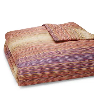 Missoni Jill Duvet Cover, Queen In Rosso