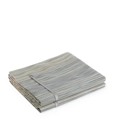 Missoni Jill Oxford Pillowcase Pair In Gray