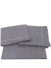 Missoni Jo Zigzag-woven Bedding Set In Grey