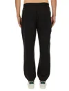 Missoni Chevron-inserts Cotton Track Pants In Black
