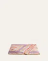 Missoni John King Duvet Cover & Shams Set In Rosso Multi