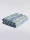 Missoni John Quilt 260x270 Cm In Turquoise  Multicoloured