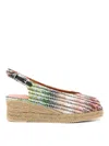Missoni Joy 30 Espadrillas Caperdoni Rainbow Lurex In Multicolour