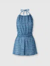 Missoni Halterneck Playsuit In Multicoloured