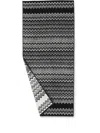 Missoni Keith Chevron Print Bath Towel In Black