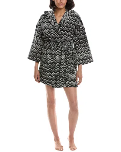 Missoni Keith Hooded Bathrobe In Multi