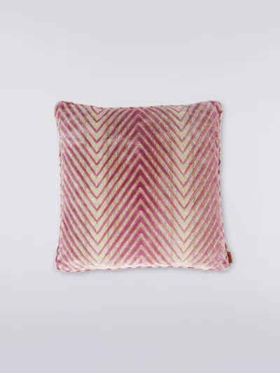 Missoni Ziggy 40x40 Cm Viscose Blend Zigzag Cushion