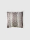 Missoni Ziggy 40x40 Cm Viscose Blend Zigzag Cushion In Purple  Multicoloured
