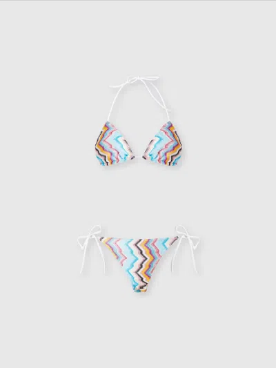 MISSONI KLASSISCHER BIKINI AUS VISKOSE UND LAMÉ