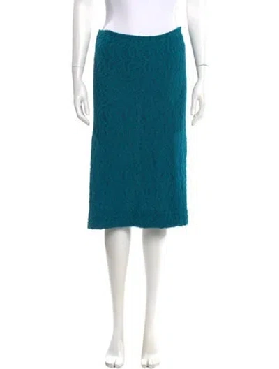 Pre-owned Missoni Knee-length Skirt In Blue