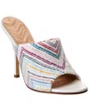 Missoni Woman Sandals White Size 7 Textile Fibers In White