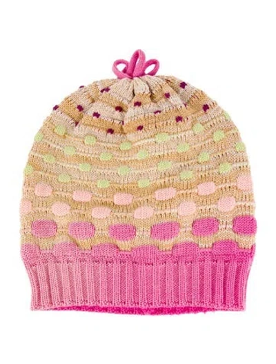 Pre-owned Missoni Knit Beanie W/tags In Neutral