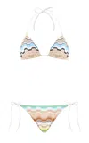 Missoni Zigzag-patterned Bikini Set In Multi