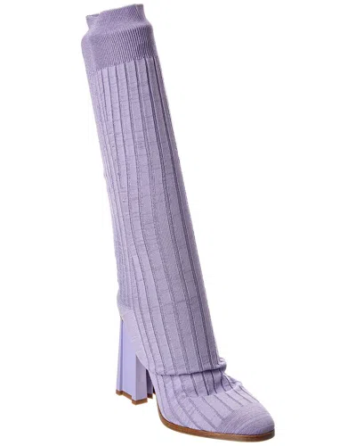 Missoni Knit Boot In Purple