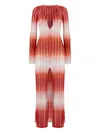 Missoni Knit Dress In Red