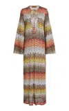 Missoni Knit Maxi Coverup Dress In Multi