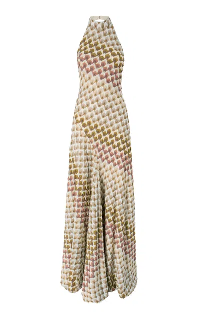 Missoni Knit Maxi Dress In Neutral