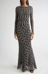 Missoni Long Dress Dresses Multicolor In Black