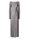 Missoni Handcrafted Knit Midi Dress With Long Sleeves