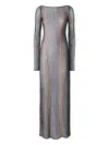Missoni Handcrafted Knit Midi Dress With Long Sleeves