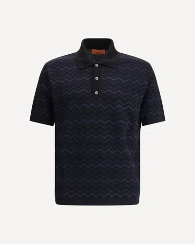 MISSONI KNIT POLO SHIRT