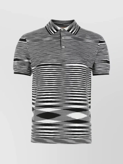 MISSONI KNIT POLO SHIRT WITH POLO COLLAR