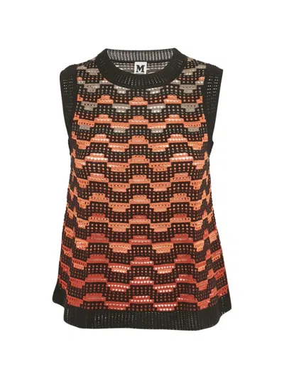 Pre-owned Missoni Knit Sleeveless Top In Black
