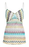 Missoni Embroidered Viscose Top In Multi