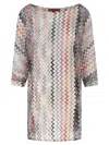 Missoni Relaxed Fit Knit Top With Zigzag Design In Multi
