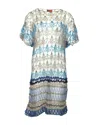 Shop Missoni Knitted Beach Dress In Multicolor Wool
