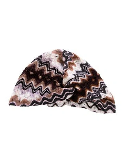 Pre-owned Missoni Knitted Beanie In Pink