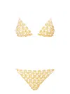 Missoni Knitted Bikini In Yellow