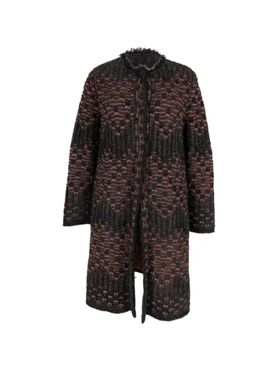 Pre-owned Missoni Knitted Coat In Black