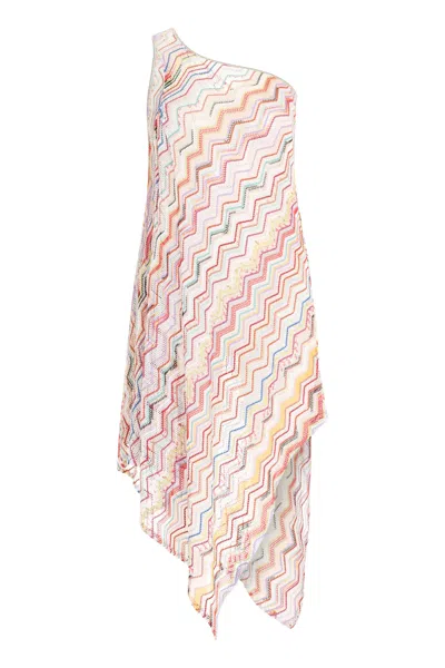 Missoni Knitted Cover-up Dress In White