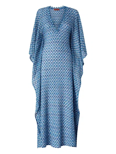 Missoni Knitted Dress In Blue