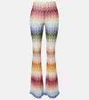 Missoni Mid-rise Flared Pants In Multi