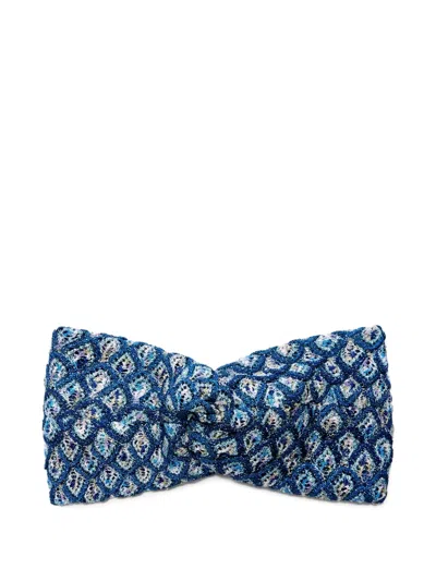 Missoni Knitted Headband In Multicoloured